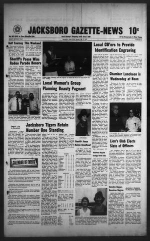 Primary view of object titled 'Jacksboro Gazette-News (Jacksboro, Tex.), Vol. 97, No. 52, Ed. 1 Monday, May 17, 1976'.