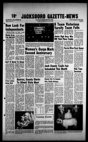 Jacksboro Gazette-News (Jacksboro, Tex.), Vol. NINETY-FOURTH YEAR, No. 38, Ed. 1 Monday, February 11, 1974