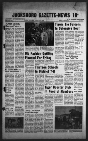 Jacksboro Gazette-News (Jacksboro, Tex.), Vol. 99, No. 23, Ed. 1 Monday, October 24, 1977