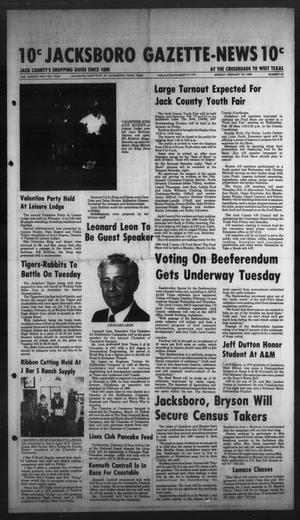 Jacksboro Gazette-News (Jacksboro, Tex.), Vol. 101, No. 40, Ed. 1 Monday, February 18, 1980