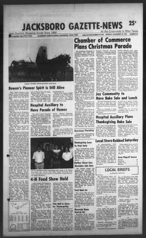Jacksboro Gazette-News (Jacksboro, Tex.), Vol. ONE HUNDRED AND FIFTH YEAR, No. 29, Ed. 1 Monday, November 25, 1985
