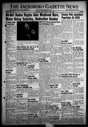 The Jacksboro Gazette-News (Jacksboro, Tex.), Vol. 71, No. 3, Ed. 1 Thursday, June 15, 1950