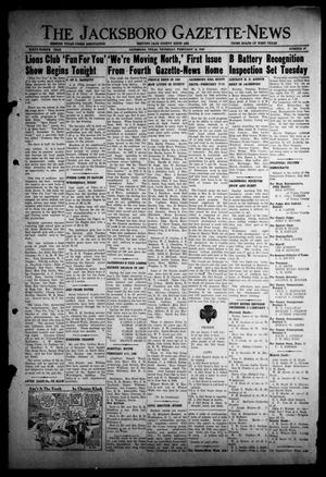 The Jacksboro Gazette-News (Jacksboro, Tex.), Vol. 68, No. 37, Ed. 1 Thursday, February 12, 1948