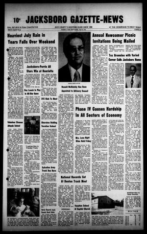Jacksboro Gazette-News (Jacksboro, Tex.), Vol. 94, No. 10, Ed. 1 Monday, July 30, 1973