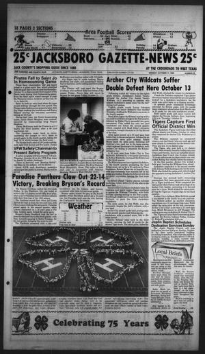 Primary view of object titled 'Jacksboro Gazette-News (Jacksboro, Tex.), Vol. 104, No. 23, Ed. 1 Monday, October 17, 1983'.