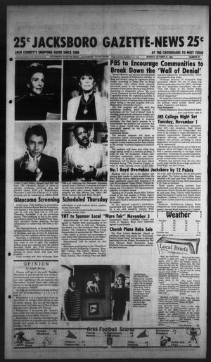 Primary view of object titled 'Jacksboro Gazette-News (Jacksboro, Tex.), Vol. 104, No. 25, Ed. 1 Monday, October 31, 1983'.
