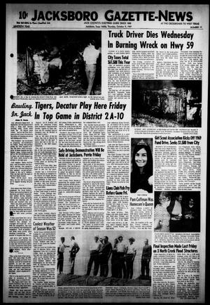 Jacksboro Gazette-News (Jacksboro, Tex.), Vol. NINETIETH YEAR, No. 19, Ed. 0 Thursday, October 9, 1969