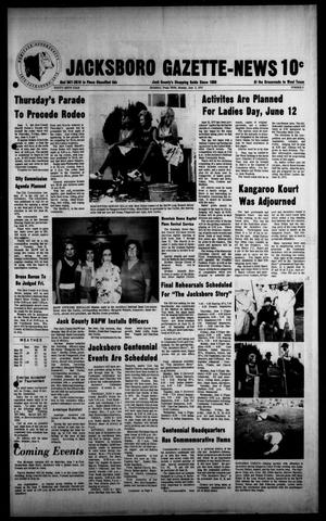 Primary view of object titled 'Jacksboro Gazette-News (Jacksboro, Tex.), Vol. NINETY-SIXTH YEAR, No. 2, Ed. 1 Monday, June 2, 1975'.