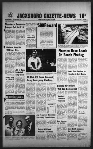 Primary view of object titled 'Jacksboro Gazette-News (Jacksboro, Tex.), Vol. 97, No. 36, Ed. 1 Monday, January 26, 1976'.