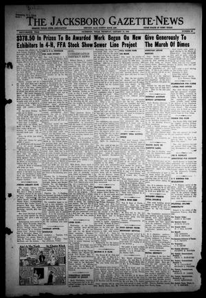 The Jacksboro Gazette-News (Jacksboro, Tex.), Vol. 68, No. 33, Ed. 1 Thursday, January 15, 1948