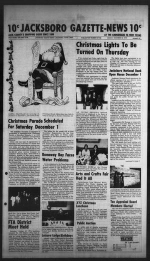 Primary view of object titled 'Jacksboro Gazette-News (Jacksboro, Tex.), Vol. 101, No. 28, Ed. 1 Monday, November 26, 1979'.