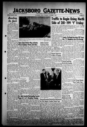 Jacksboro Gazette-News (Jacksboro, Tex.), Vol. 78, No. 18, Ed. 1 Thursday, October 3, 1957