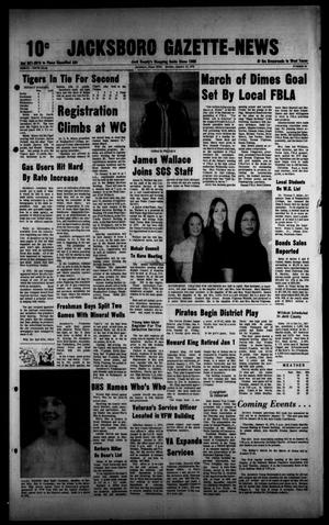Jacksboro Gazette-News (Jacksboro, Tex.), Vol. NINETY-FIFTH YEAR, No. 34, Ed. 1 Monday, January 13, 1975