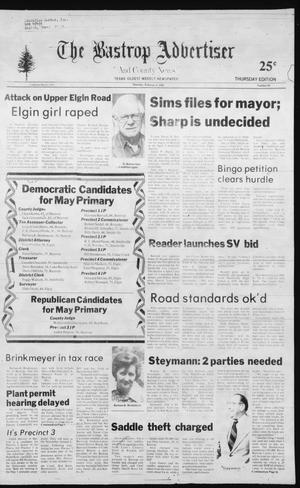 The Bastrop Advertiser and County News (Bastrop, Tex.), No. 98, Ed. 1 Thursday, February 4, 1982