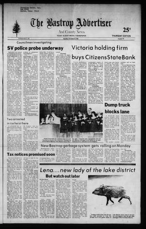 Primary view of object titled 'The Bastrop Advertiser and County News (Bastrop, Tex.), No. 77, Ed. 1 Thursday, November 25, 1982'.
