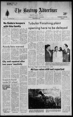 The Bastrop Advertiser and County News (Bastrop, Tex.), No. 62, Ed. 1 Thursday, September 30, 1982