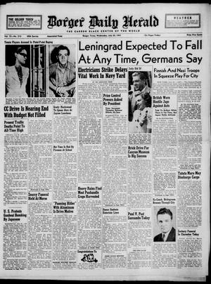 Borger Daily Herald (Borger, Tex.), Vol. 15, No. 214, Ed. 1 Wednesday, July 30, 1941
