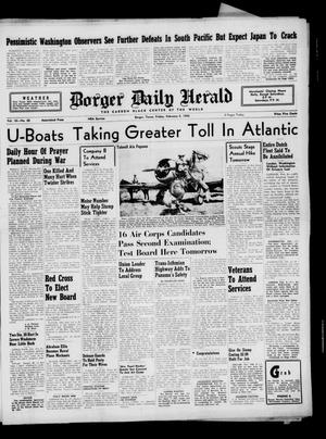 Borger Daily Herald (Borger, Tex.), Vol. 16, No. 66, Ed. 1 Friday, February 6, 1942