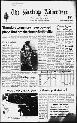 The Bastrop Advertiser and County News (Bastrop, Tex.), No. 59, Ed. 1 Thursday, September 25, 1980