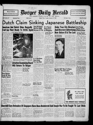 Borger Daily Herald (Borger, Tex.), Vol. 16, No. 57, Ed. 1 Tuesday, January 27, 1942