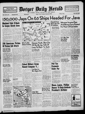 Borger Daily Herald (Borger, Tex.), Vol. 16, No. 59, Ed. 1 Thursday, January 29, 1942
