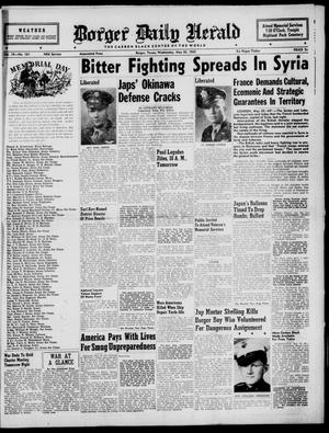 Borger Daily Herald (Borger, Tex.), Vol. 19, No. 161, Ed. 1 Wednesday, May 30, 1945