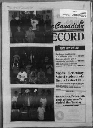 The Canadian Record (Canadian, Tex.), Vol. 110, No. 14, Ed. 1 Thursday, April 6, 2000