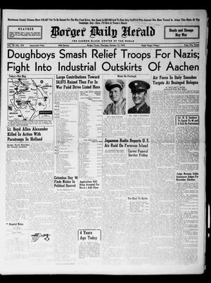 Borger Daily Herald (Borger, Tex.), Vol. 18, No. 278, Ed. 1 Thursday, October 12, 1944