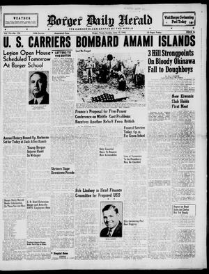 Borger Daily Herald (Borger, Tex.), Vol. 19, No. 176, Ed. 1 Sunday, June 17, 1945