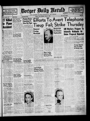 Borger Daily Herald (Borger, Tex.), Vol. 20, No. 85, Ed. 1 Monday, March 4, 1946