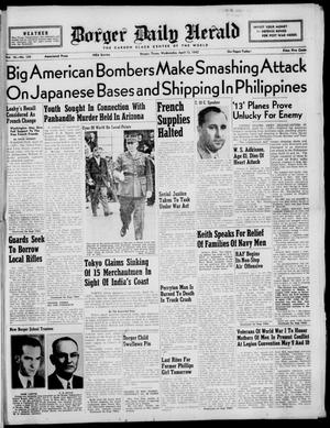 Borger Daily Herald (Borger, Tex.), Vol. 16, No. 124, Ed. 1 Wednesday, April 15, 1942