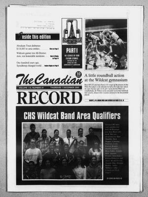 The Canadian Record (Canadian, Tex.), Vol. 110, No. 49, Ed. 1 Thursday, December 7, 2000