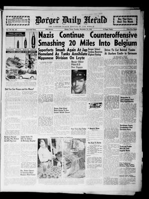 Borger Daily Herald (Borger, Tex.), Vol. 19, No. 22, Ed. 1 Tuesday, December 19, 1944