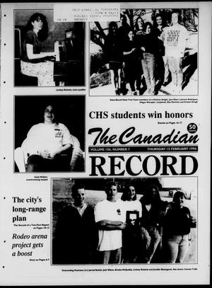 The Canadian Record (Canadian, Tex.), Vol. 106, No. 7, Ed. 1 Thursday, February 15, 1996