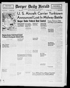 Borger Daily Herald (Borger, Tex.), Vol. 16, No. 525, Ed. 1 Wednesday, September 16, 1942