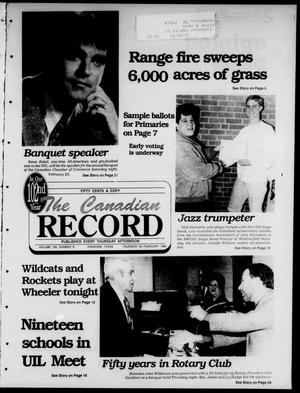 The Canadian Record (Canadian, Tex.), Vol. 102, No. 8, Ed. 1 Thursday, February 20, 1992