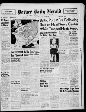 Borger Daily Herald (Borger, Tex.), Vol. 16, No. 132, Ed. 1 Friday, April 24, 1942