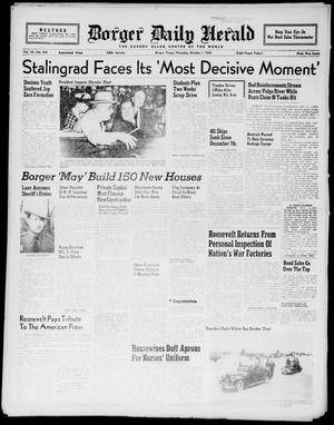 Borger Daily Herald (Borger, Tex.), Vol. 16, No. 269, Ed. 1 Thursday, October 1, 1942