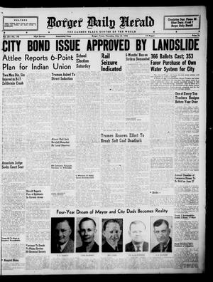 Borger Daily Herald (Borger, Tex.), Vol. 20, No. 148, Ed. 1 Thursday, May 16, 1946