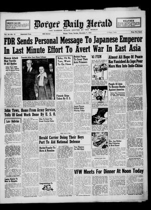 Borger Daily Herald (Borger, Tex.), Vol. 16, No. 13, Ed. 1 Sunday, December 7, 1941
