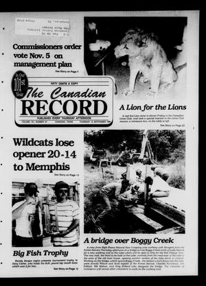 The Canadian Record (Canadian, Tex.), Vol. 101, No. 37, Ed. 1 Thursday, September 12, 1991