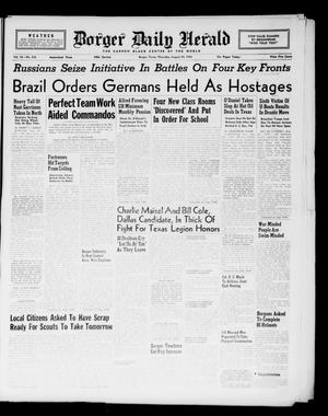 Borger Daily Herald (Borger, Tex.), Vol. 16, No. 233, Ed. 1 Thursday, August 20, 1942