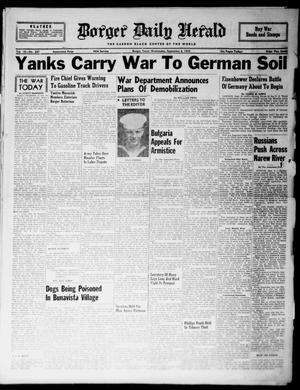 Borger Daily Herald (Borger, Tex.), Vol. 18, No. 247, Ed. 1 Wednesday, September 6, 1944