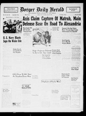 Borger Daily Herald (Borger, Tex.), Vol. 16, No. 188, Ed. 1 Monday, June 29, 1942