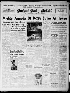 Borger Daily Herald (Borger, Tex.), Vol. 19, No. 1, Ed. 1 Friday, November 24, 1944