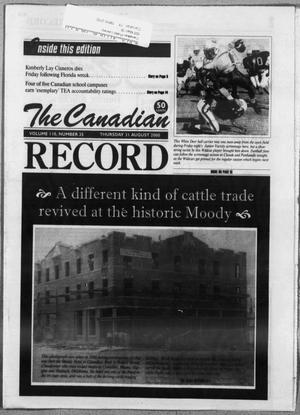 The Canadian Record (Canadian, Tex.), Vol. 110, No. 35, Ed. 1 Thursday, August 31, 2000