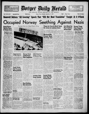 Borger Daily Herald (Borger, Tex.), Vol. 15, No. 251, Ed. 1 Thursday, September 11, 1941