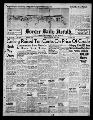 Borger Daily Herald (Borger, Tex.), Vol. 20, No. 109, Ed. 1 Monday, April 1, 1946