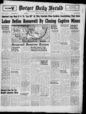 Borger Daily Herald (Borger, Tex.), Vol. 15, No. 308, Ed. 1 Monday, November 17, 1941