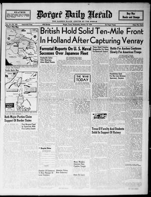 Borger Daily Herald (Borger, Tex.), Vol. 18, No. 283, Ed. 1 Wednesday, October 18, 1944